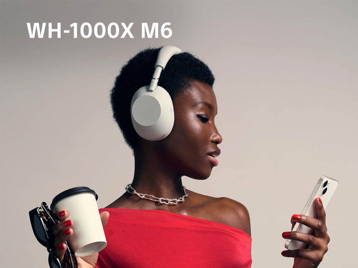 Drahtlose Sony WH-1000XM6 Kopfhörer - Lifestyle-Grafik