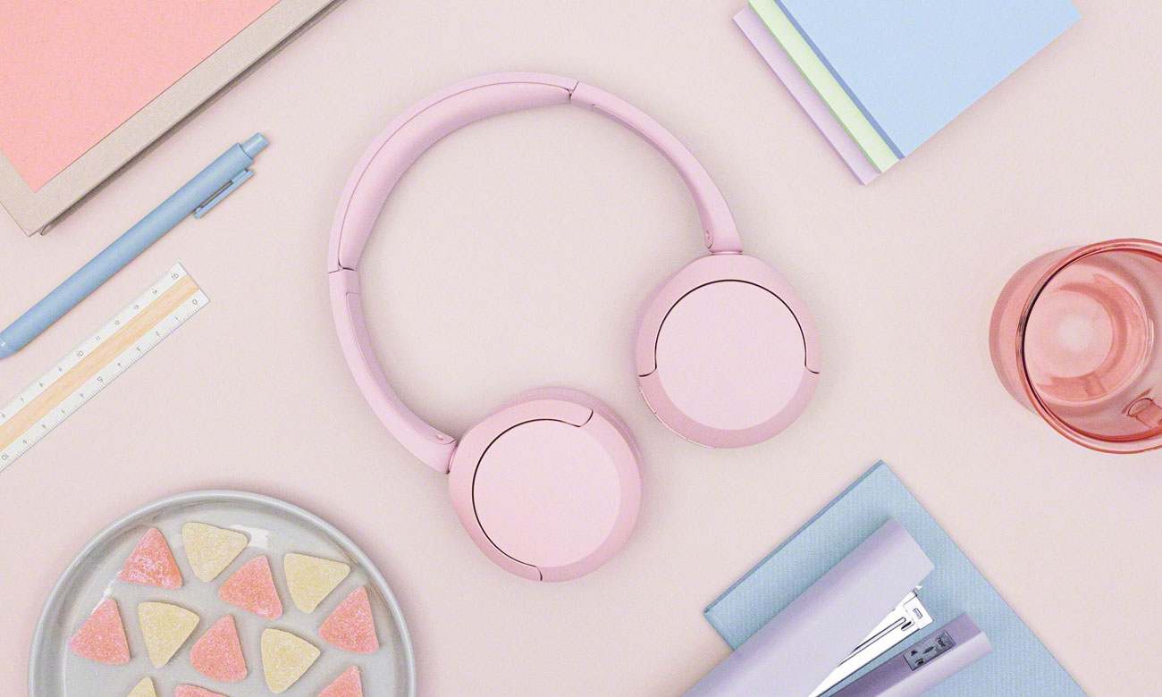 Nauszne kabellose Kopfhörer Sony WH-CH520 Rosa - Lifestyle-Grafik