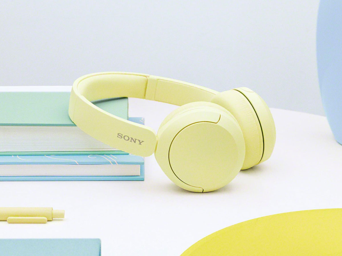 Nauszne kabellose Kopfhörer Sony WH-CH520 Gelb - Lifestyle-Grafik