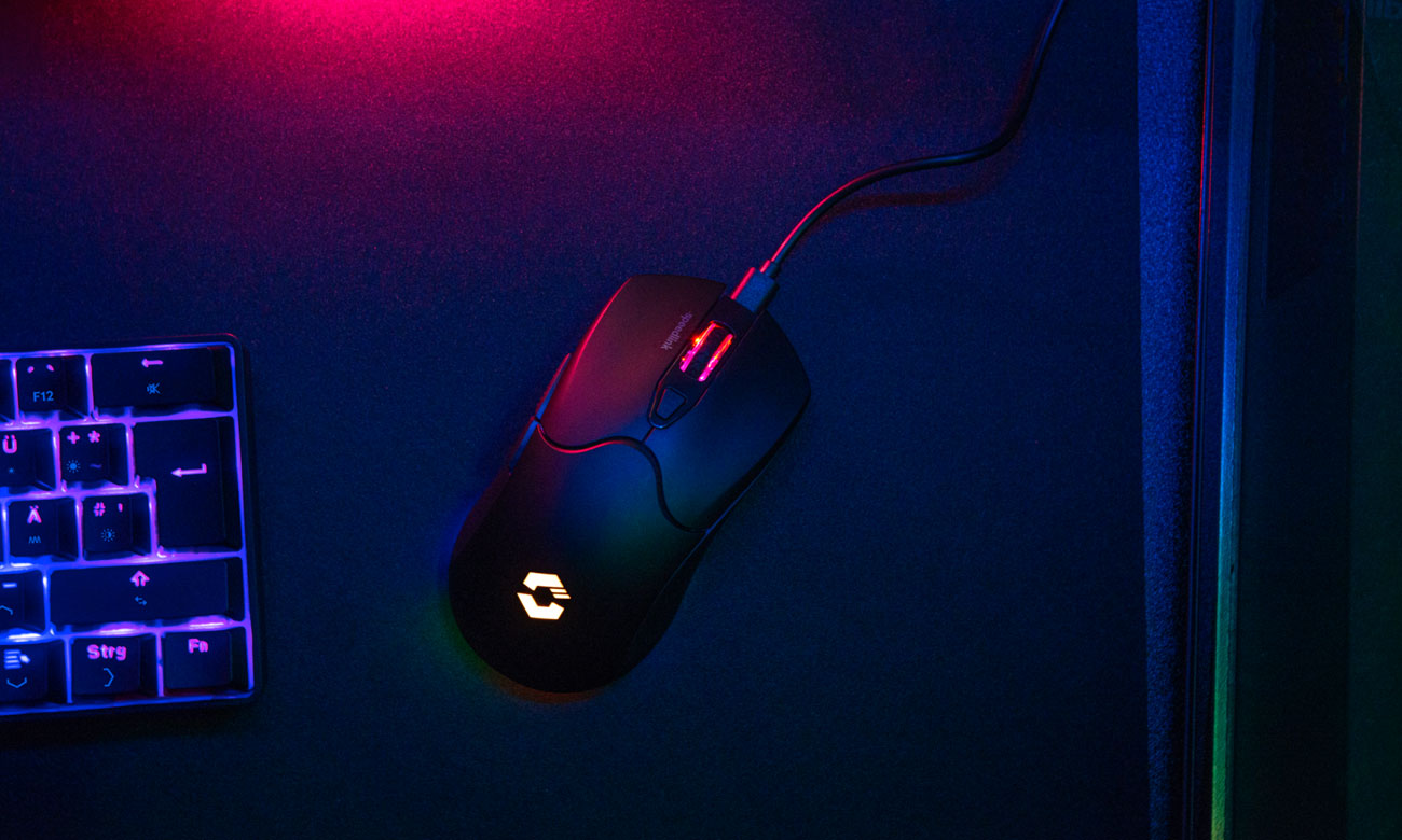 SpeedLink VELOX Wiederaufladbare RGB Gaming-Maus - Kabellos, schwarz