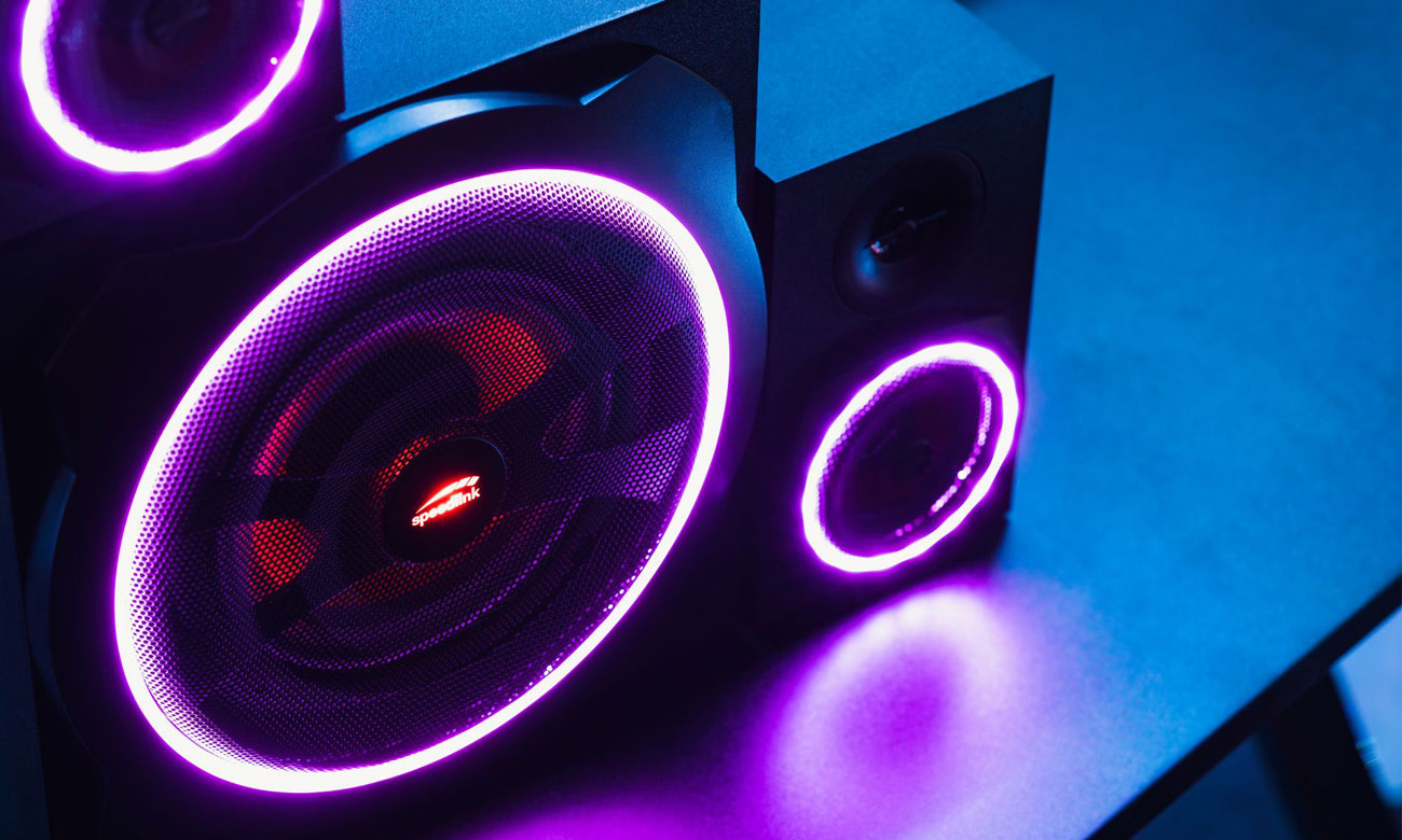  SpeedLink GRAVITY RGB 2.1 podświetlenie