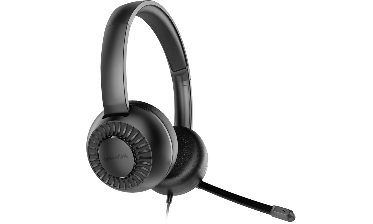Zestaw słuchawkowy SpeedLink METIS USB - Widok od przodu pod kątem