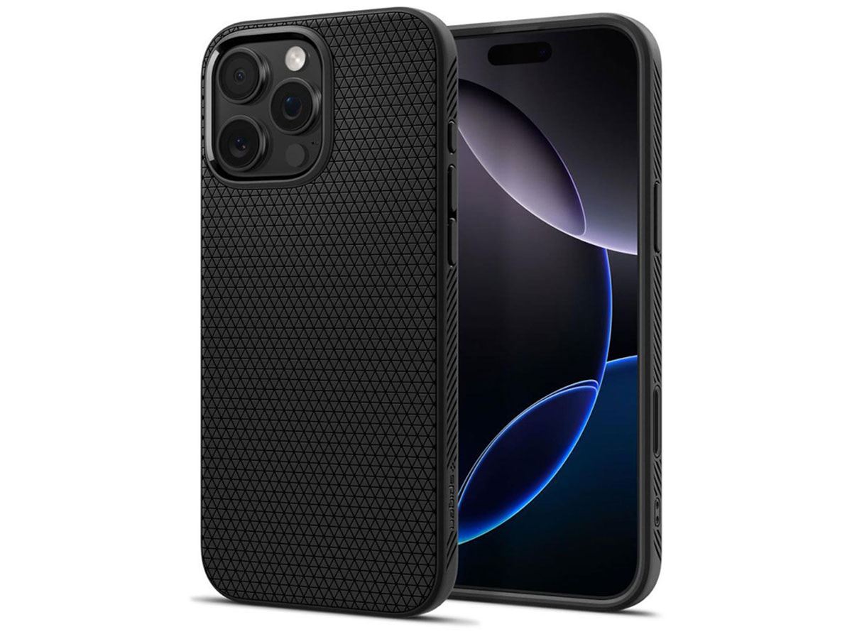 Spigen Liquid Air ”T” Mag Magsafe iPhone 16 Pro Matteschwarz