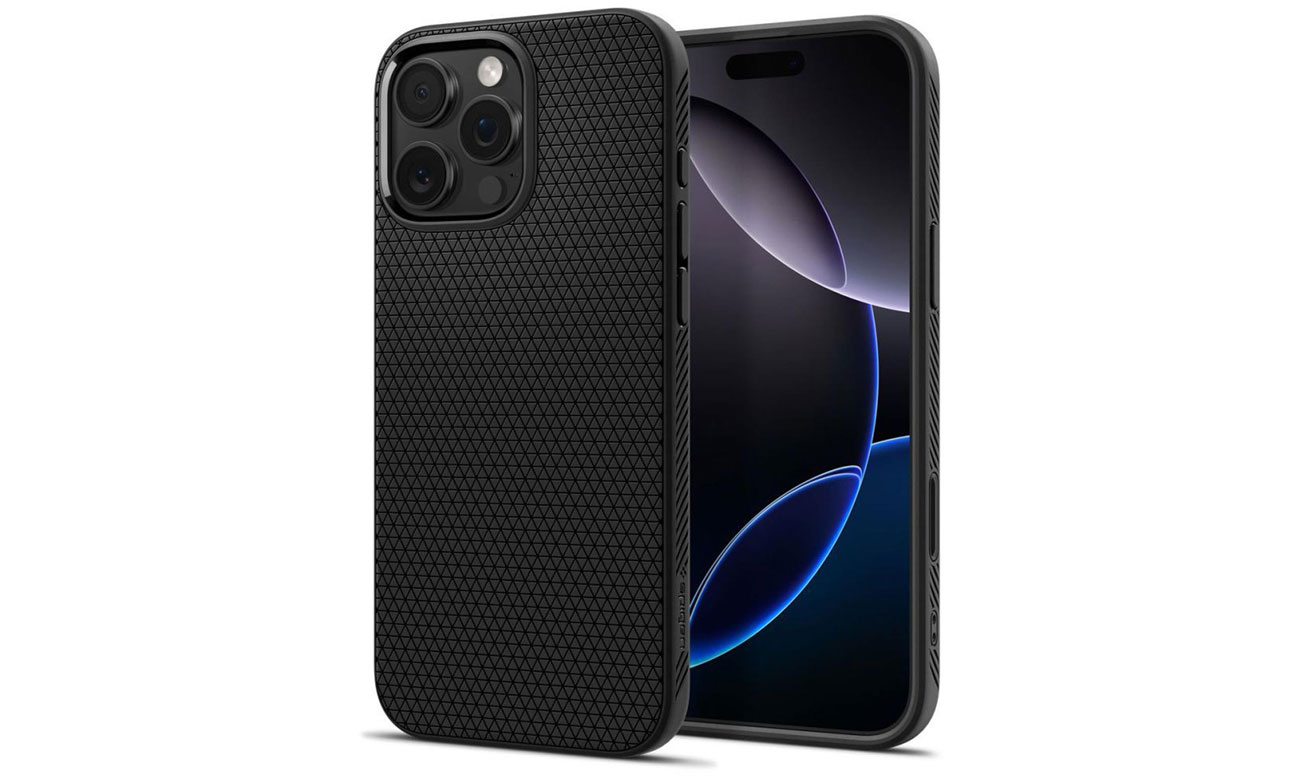 Spigen Liquid Air ”T” Mag Magsafe iPhone 16 Pro Matteschwarz