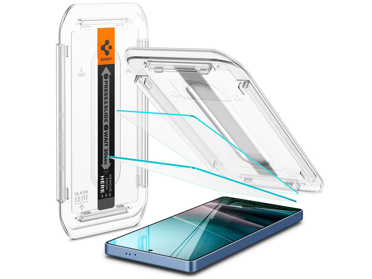 Etui Spigen Glas.Tr ”Ez Fit” 2-Pack für Samsung Galaxy S25 Ultra Clear
