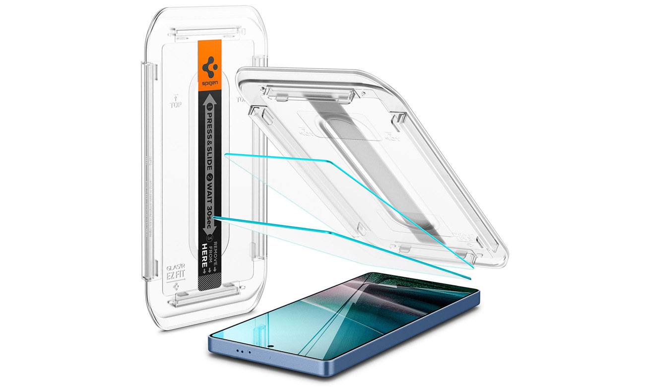 Etui Spigen Glas.Tr ”Ez Fit” 2-Pack für Samsung Galaxy S25 Ultra Clear