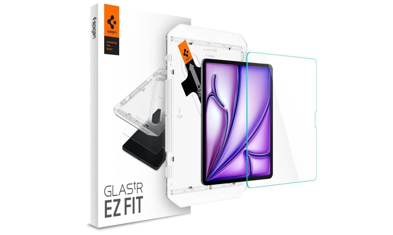 Spigen Glas.Tr „Ez Fit“ für iPad Air 13" Clear