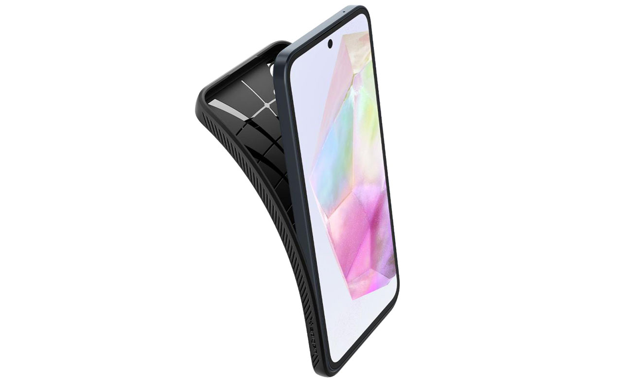 Spigen Liquid Air für Samsung Galaxy A35 5G Matte Black Passform