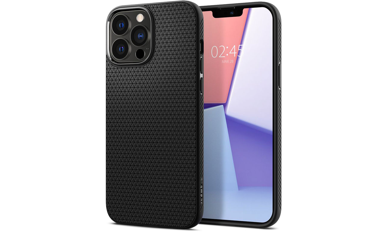 Spigen Liquid Air für iPhone 13 Pro schwarz ACS03258