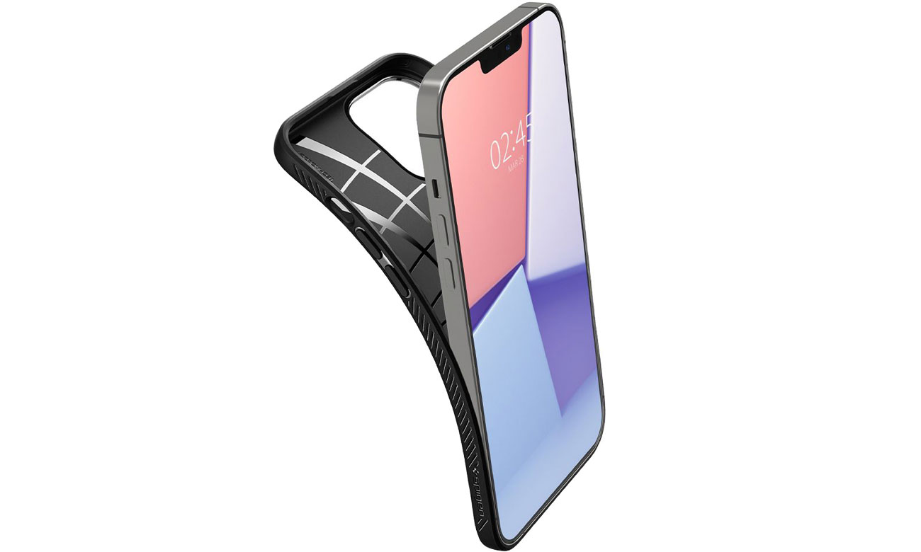 Spigen Liquid Air für iPhone 13 Pro schwarz ACS03258