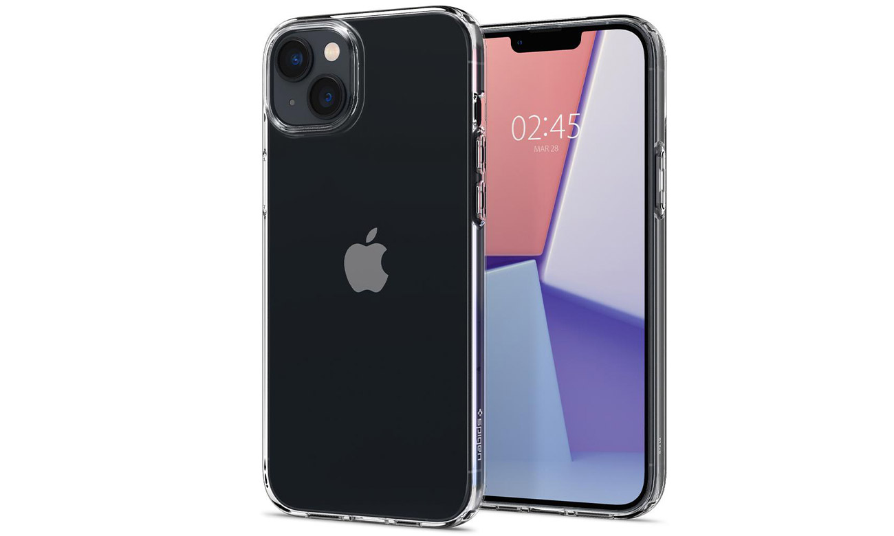 Etjui Spigen Liquid Crystal für iPhone 14 crystal clear