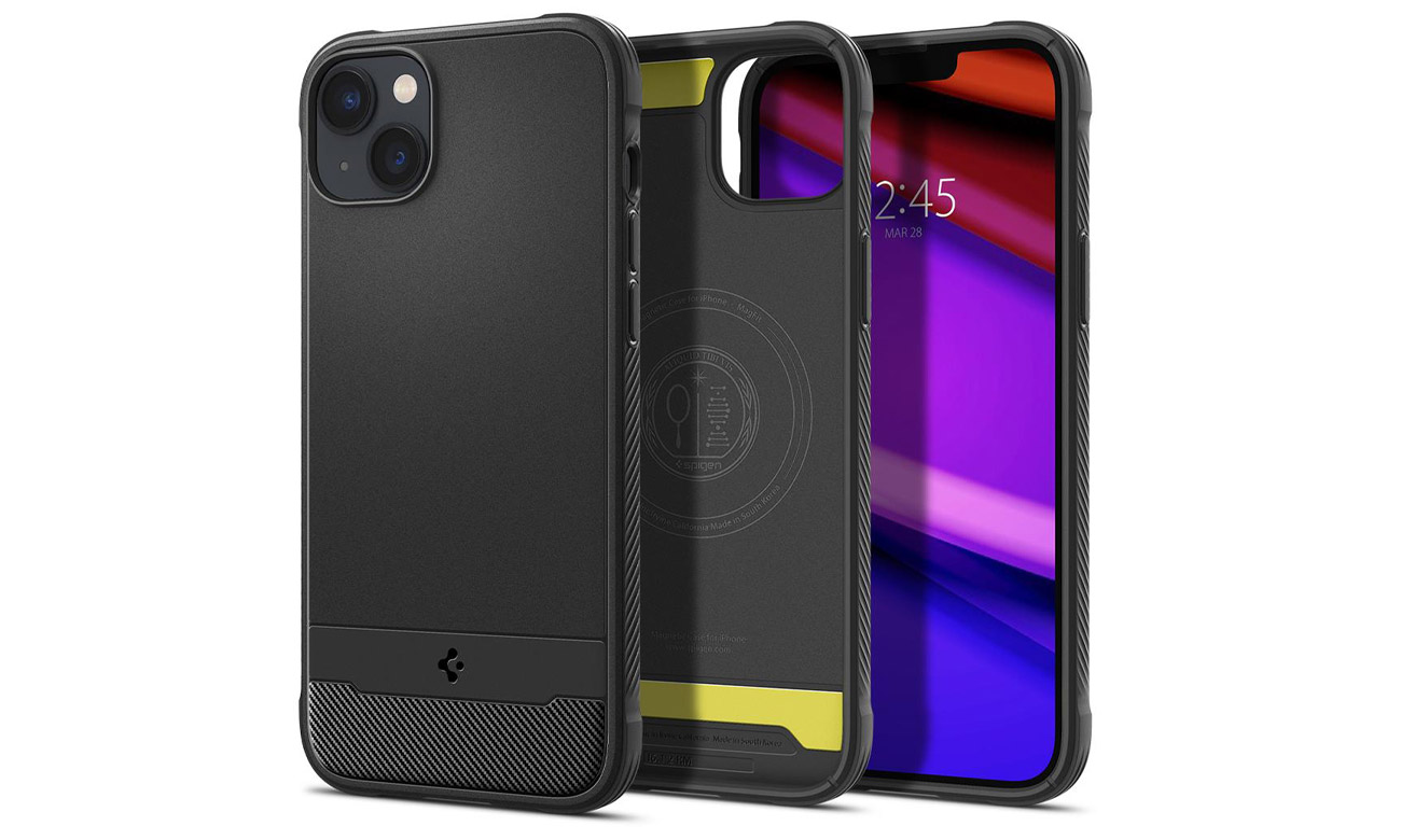 Spigen Rugged Armor Mag Magsafe für iPhone 14 matt schwarz