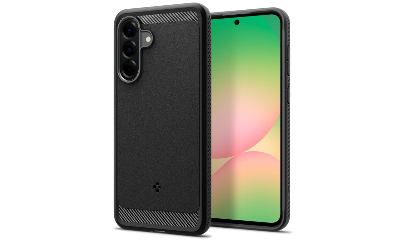 Spigen Rugged Armor für Samsung Galaxy A56 Matteschwarz