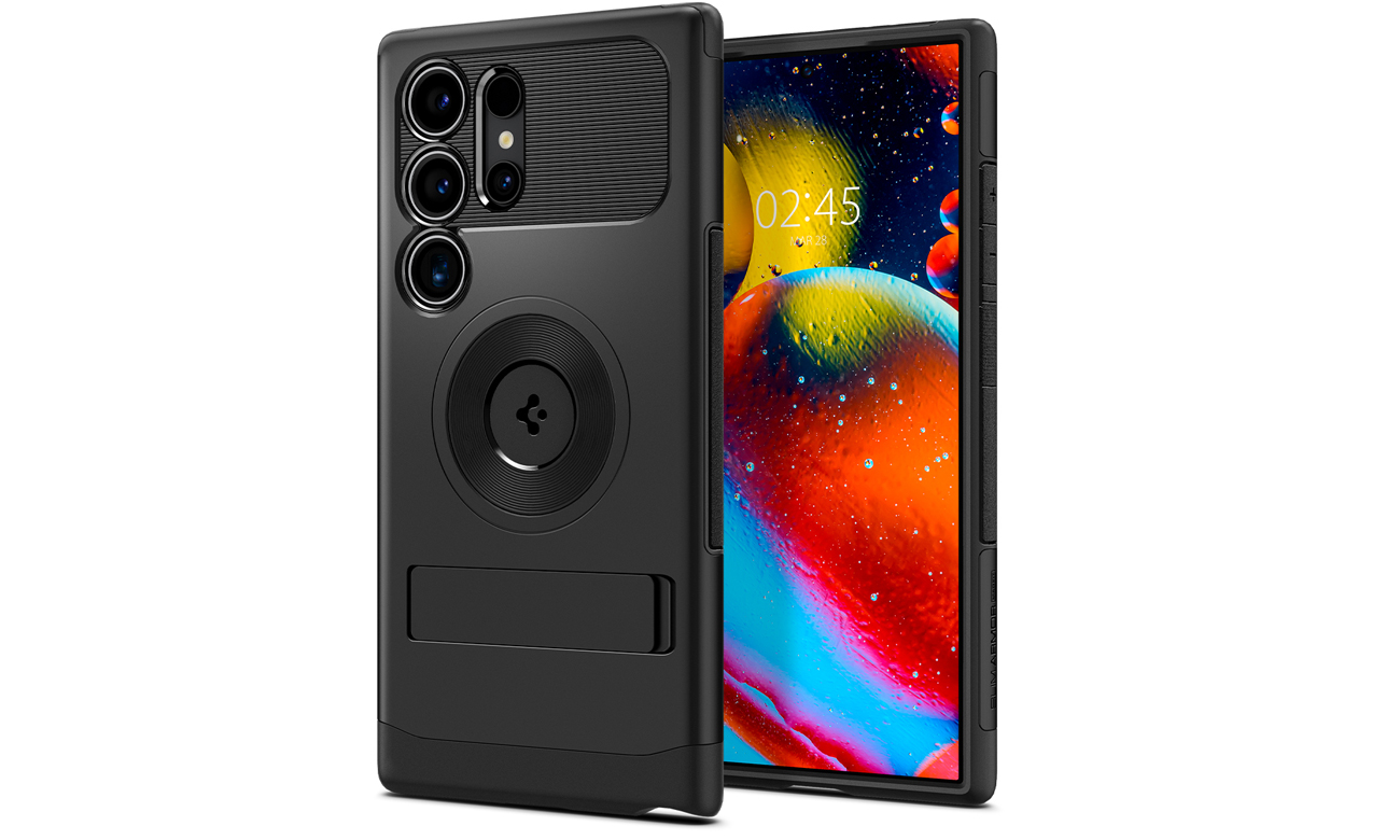 Spigen Slim Armor Magfit Hülle für Samsung Galaxy S24 Ultra Schwarz - Allgemeine Ansicht