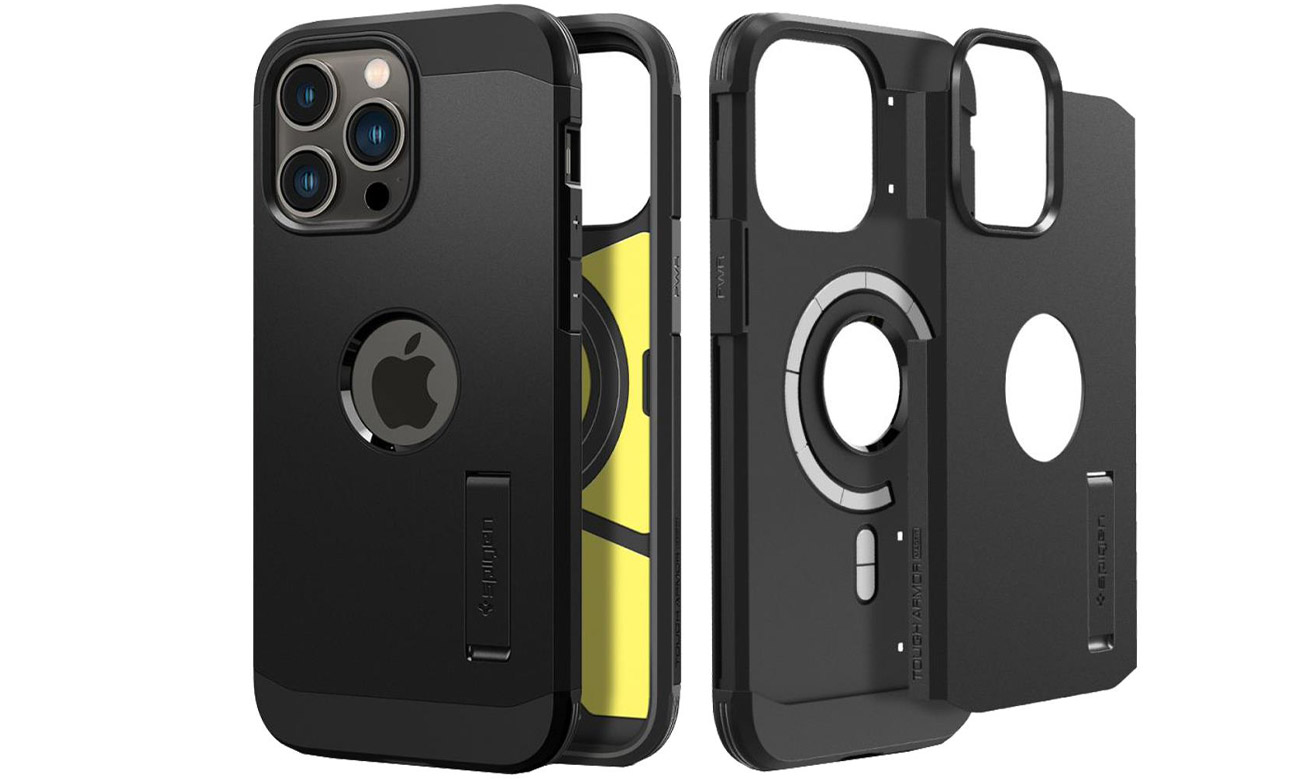 Hülle Spigen Tough Armor Mag MagSafe IPhone 14 PRO SCHWARZ