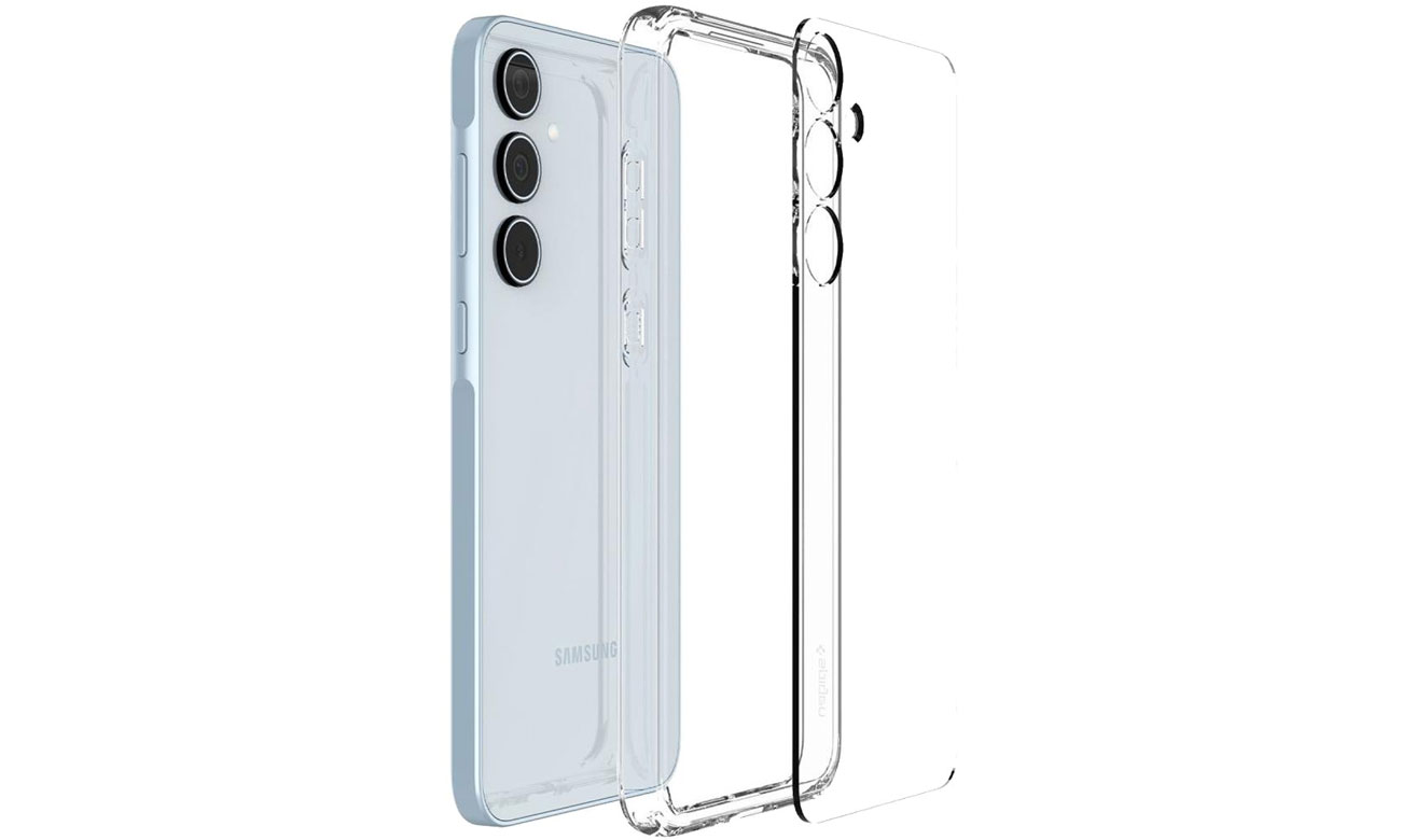 Spigen Ultra Hybrid für Samsung Galaxy A35 5G Crystal Clear Bauweise