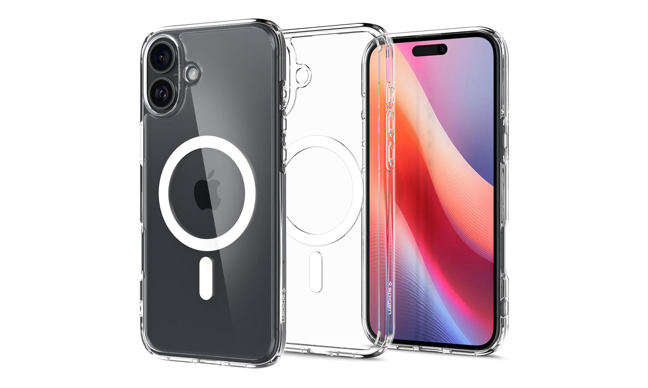 Hülle Spigen Ultra Hybrid Mag MagSafe für iPhone 16 Weiß