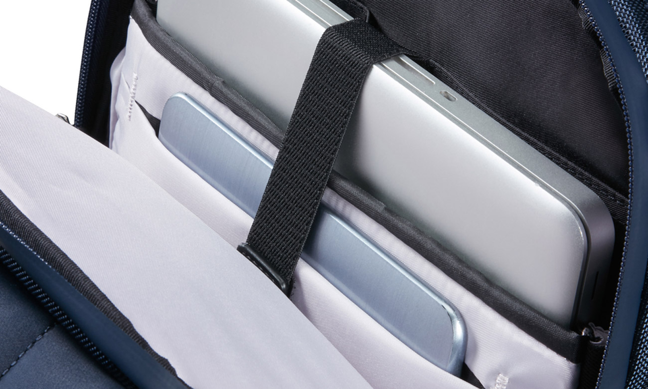Rucksack Samsonite Openroad Chic 2.0 14.1'' Eclipse Blue - Innenansicht