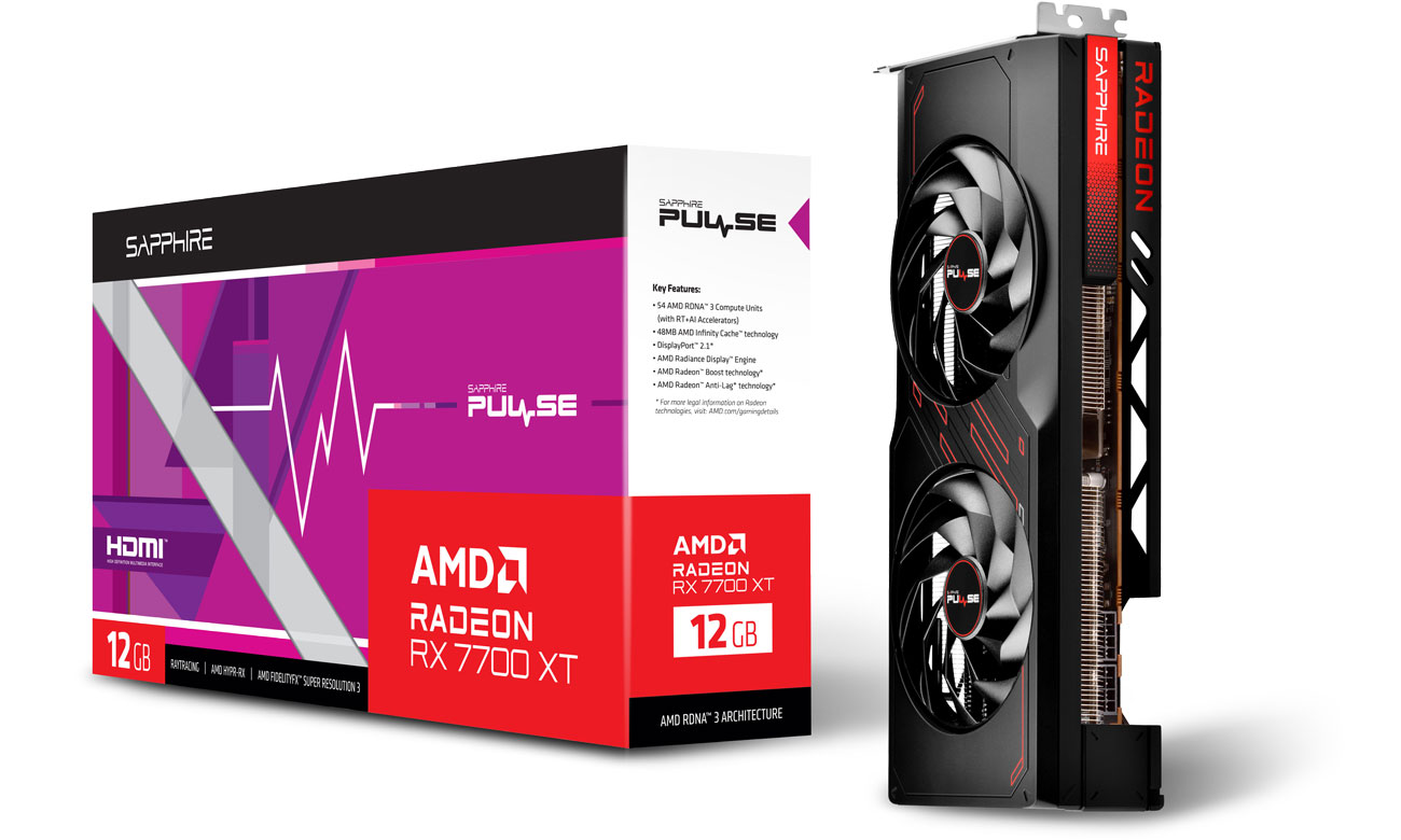 Sapphire Radeon RX 7700 XT PULSE 12 GB GDDR6