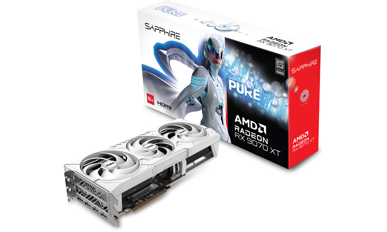 Sapphire Radeon RX 9070 XT Pure OC 16 GB GDDR6