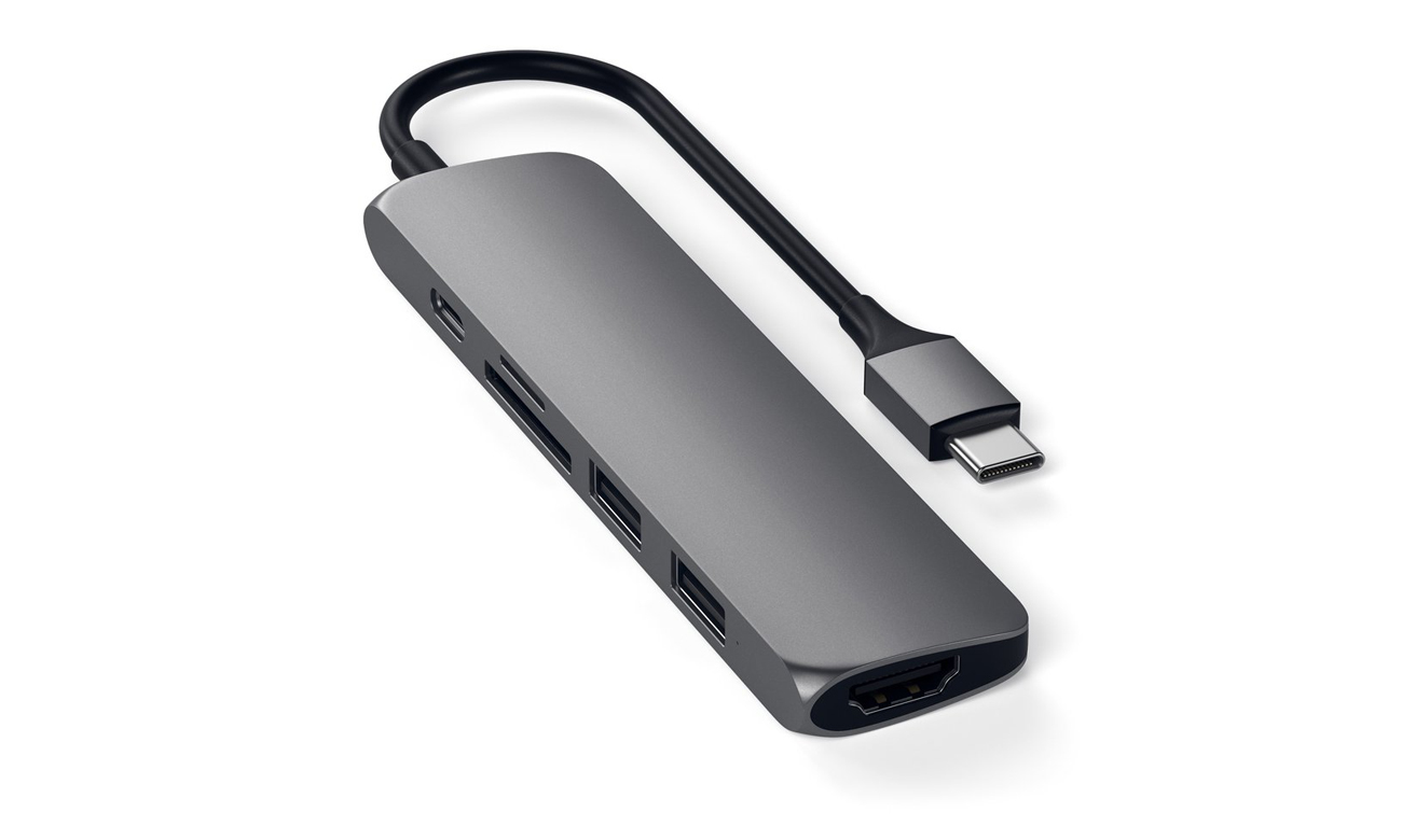 Satechi Aluminium Adapter Slim v2 silver