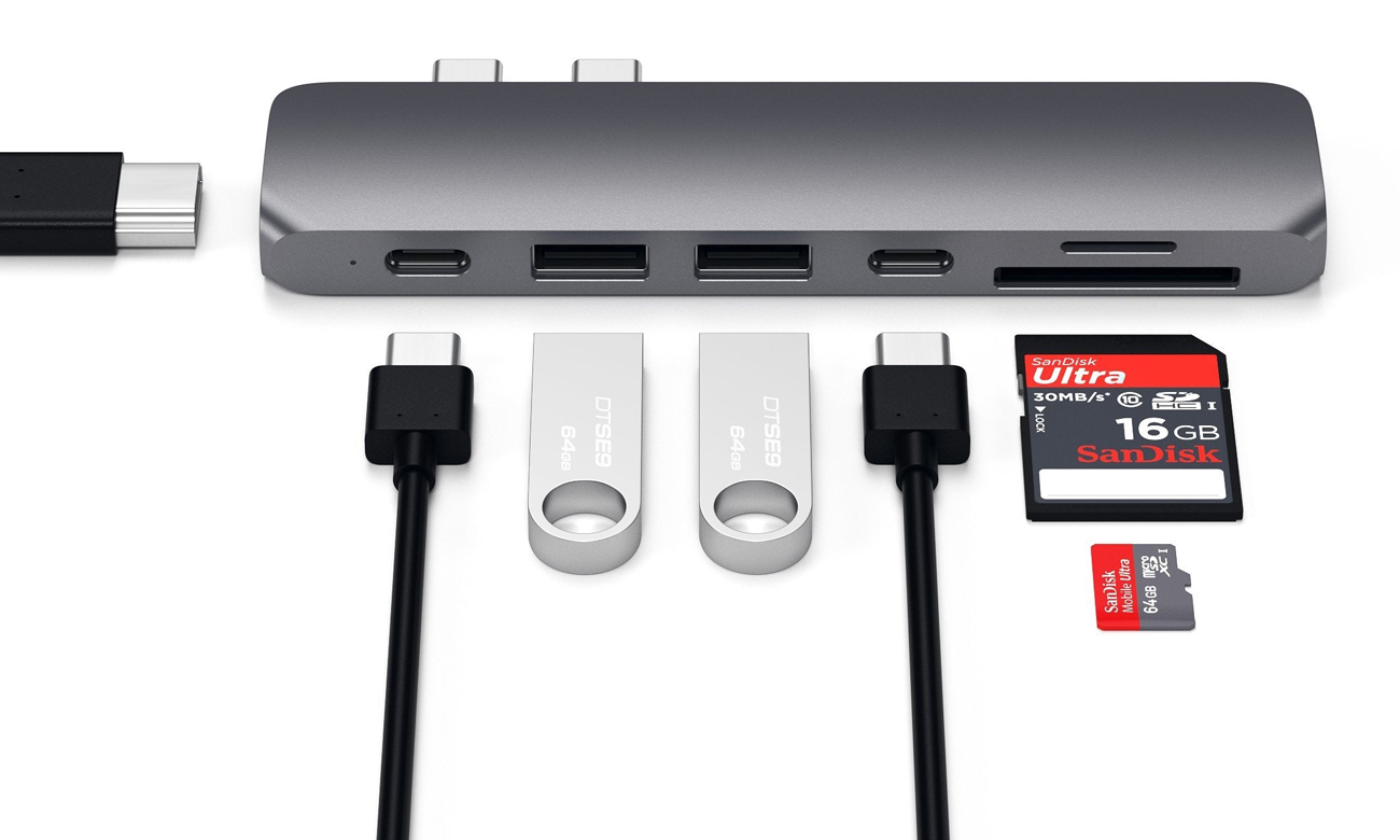 Satechi Pro Hub Adapter für MacBook