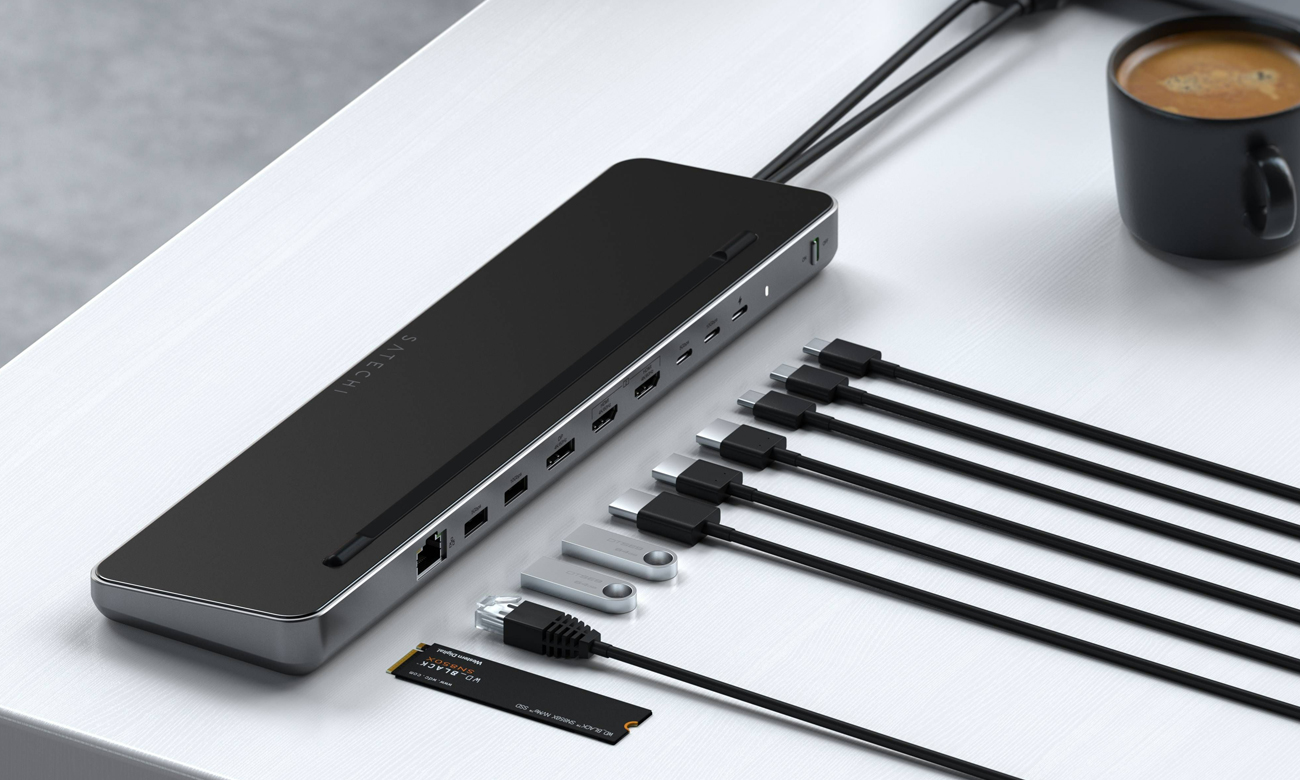 Dual Dock Stand Satechi Anschluss