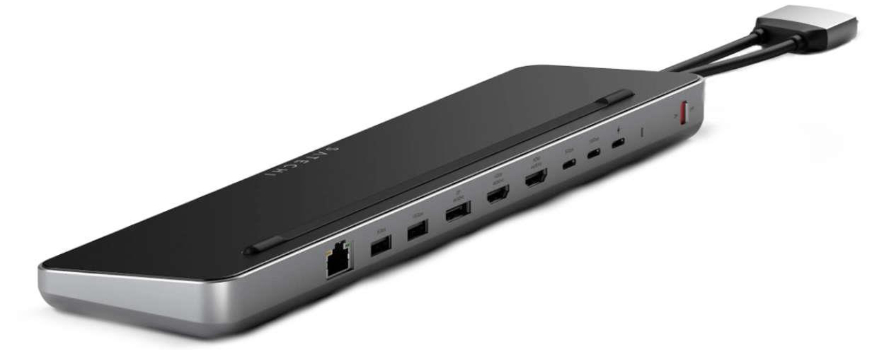 Dual Dock Stand Satechi mit Platz für NVMe SSD