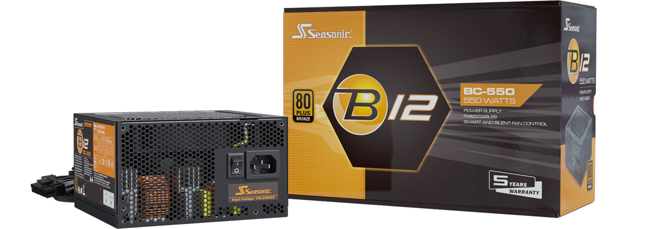 Seasonic B12 550 W 80 Plus Bronze