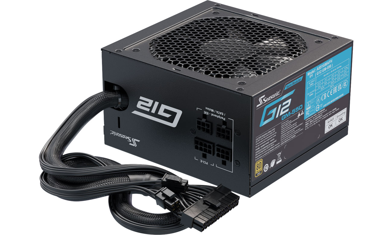 Seasonic G12 GM 550 W 80 Plus Gold