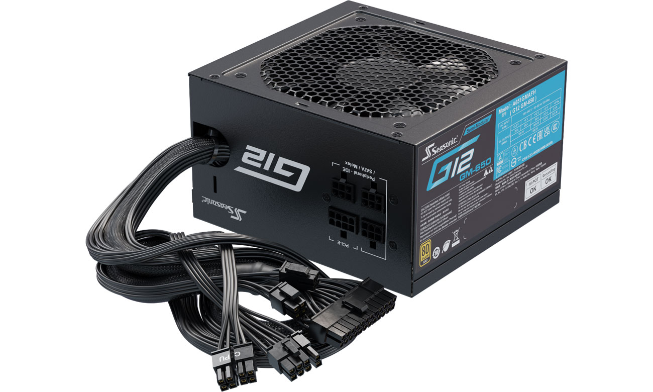 Seasonic G12 GM 650 W 80 Plus Gold
