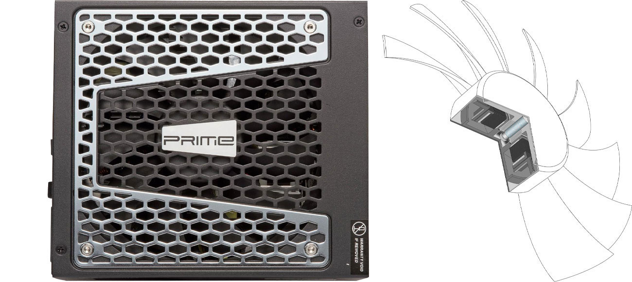 Seasonic 750W Prime 80 Plus Titanium Wentylator 135mm