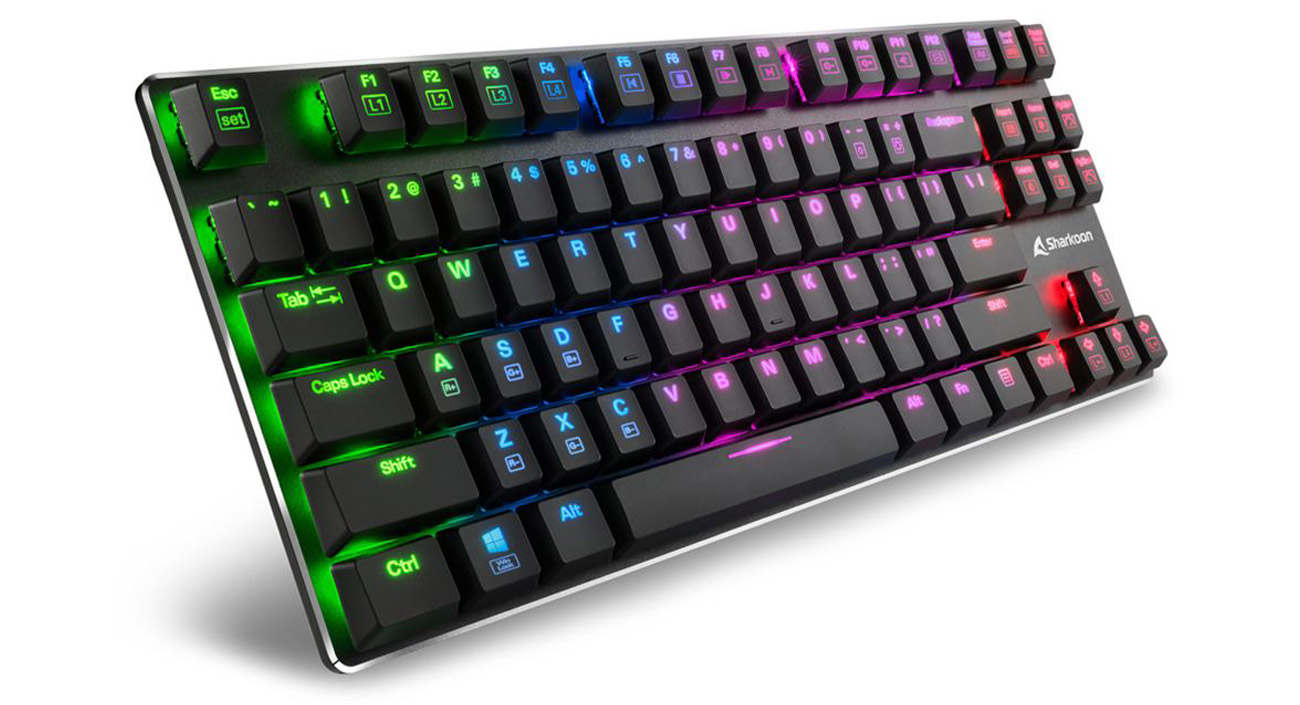 Sharkoon PureWriter RGB TKL Kailh Red