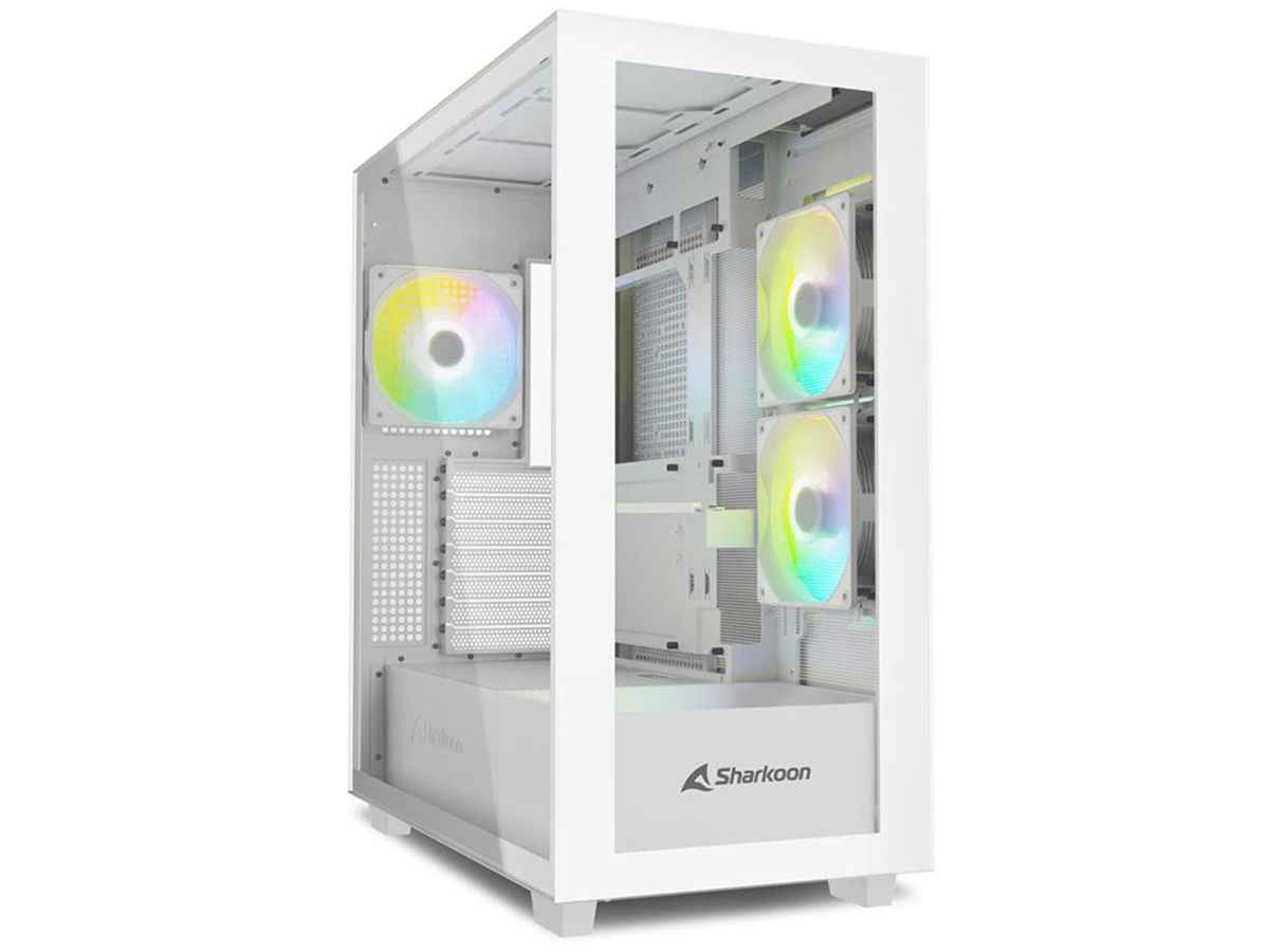 PC-Gehäuse Sharkoon Rebel C60 RGB Weiß