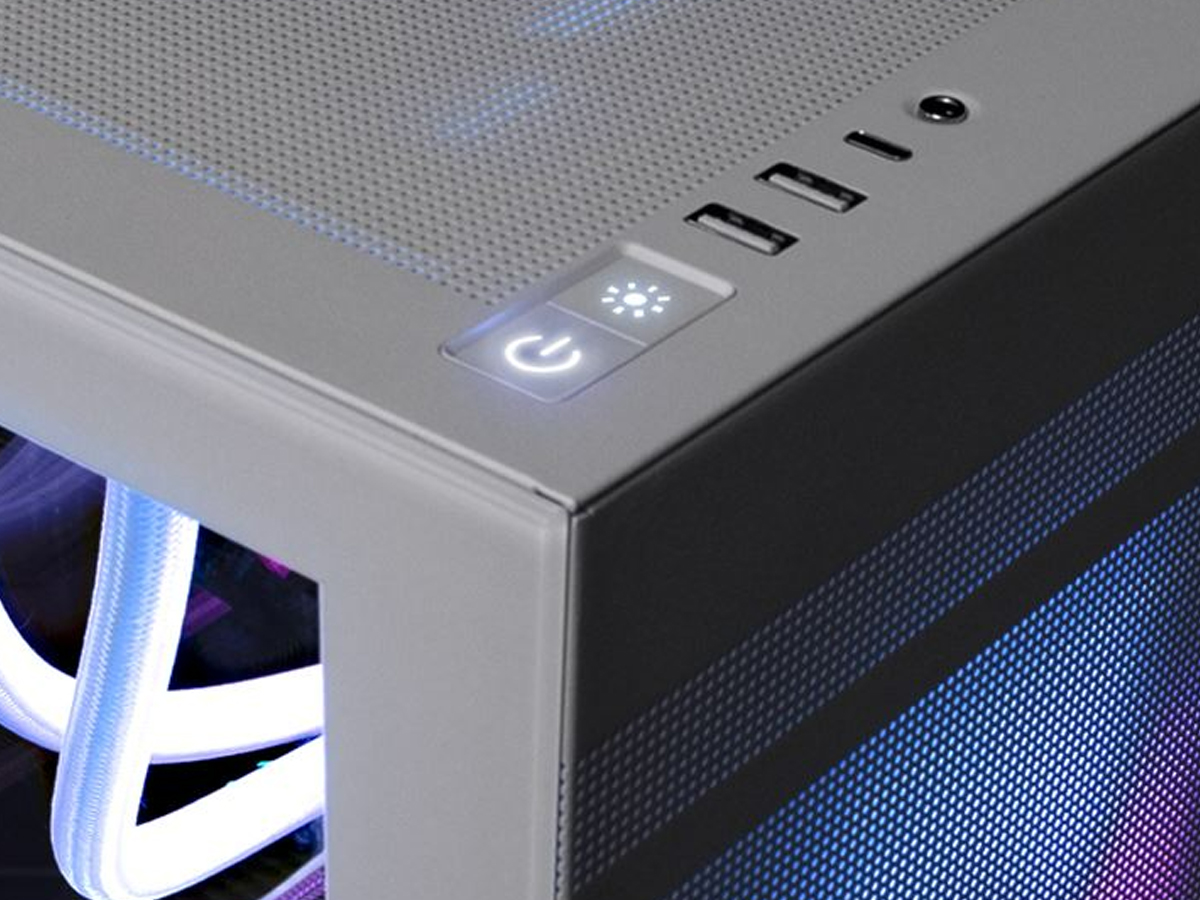 PC-Gehäuse Sharkoon Rebel C60 RGB Weiß