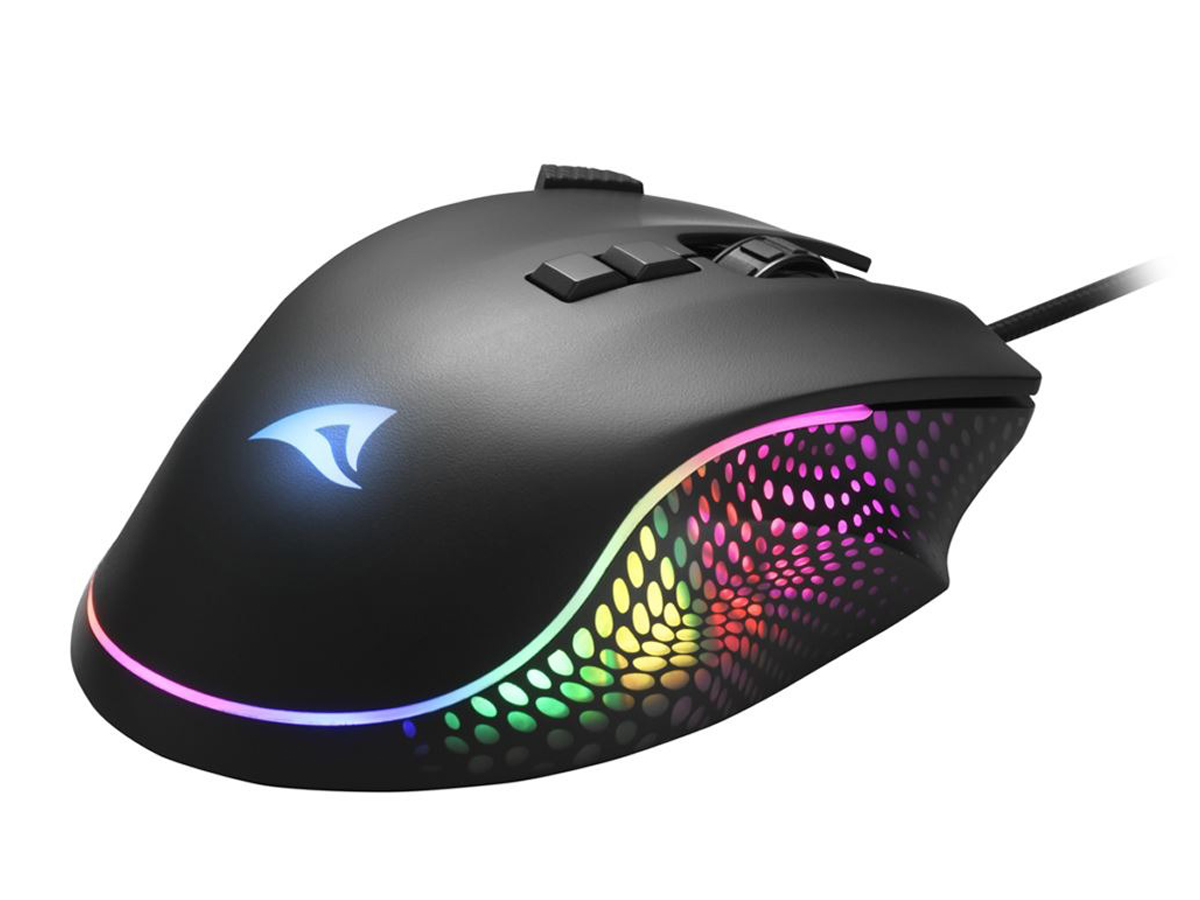 Kabelgebundene Maus Sharkoon SHARK Force 3 Black