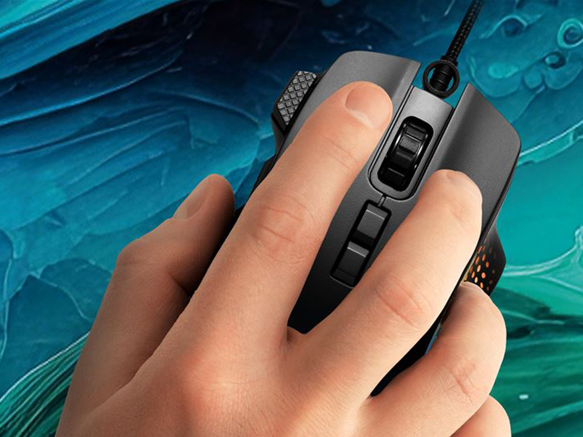 Kabelgebundene Maus Sharkoon SHARK Force 3 Black