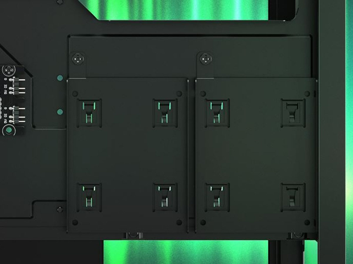 Sharkoon VK2 Speicherplätze