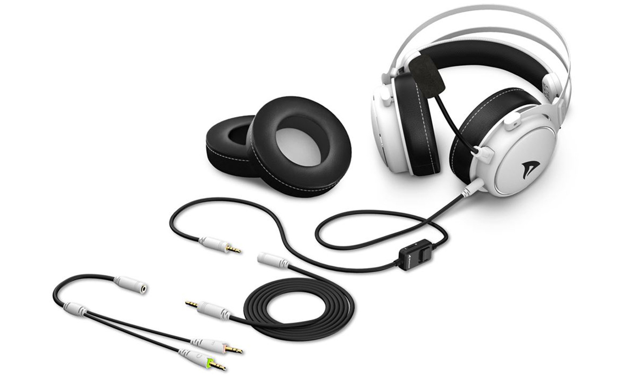 Zestaw słuchawkowy Sharkoon SKILLER SGH10 - Grafika z kablami