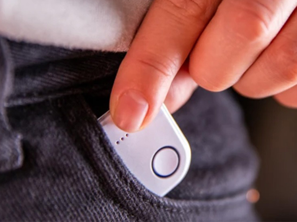 Aktivierungstaste für Aktionen und Szenen Shelly BLU Button 1 Bluetooth Weiß - Lifestyle-Grafik