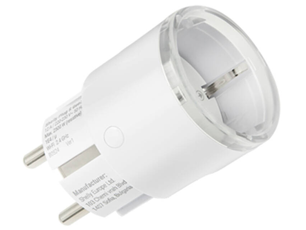 Shelly Intelligente Steckdose Plug S MTR Gen3 (schwarz)