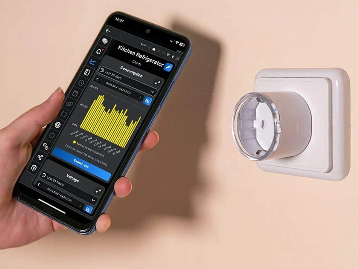 Shelly Intelligente Steckdose Plug S MTR Gen3 Verbindung