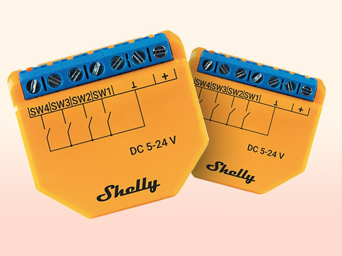 Shelly PLUS i4 DC Aufbau