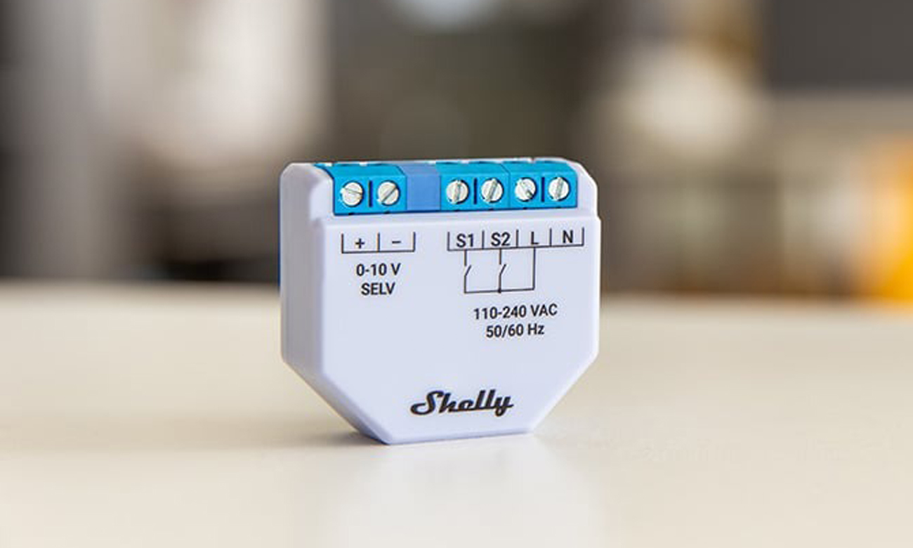 WiFi Lichtdimmer Shelly Plus 0-10V Dimmer - Lifestyle-Grafik