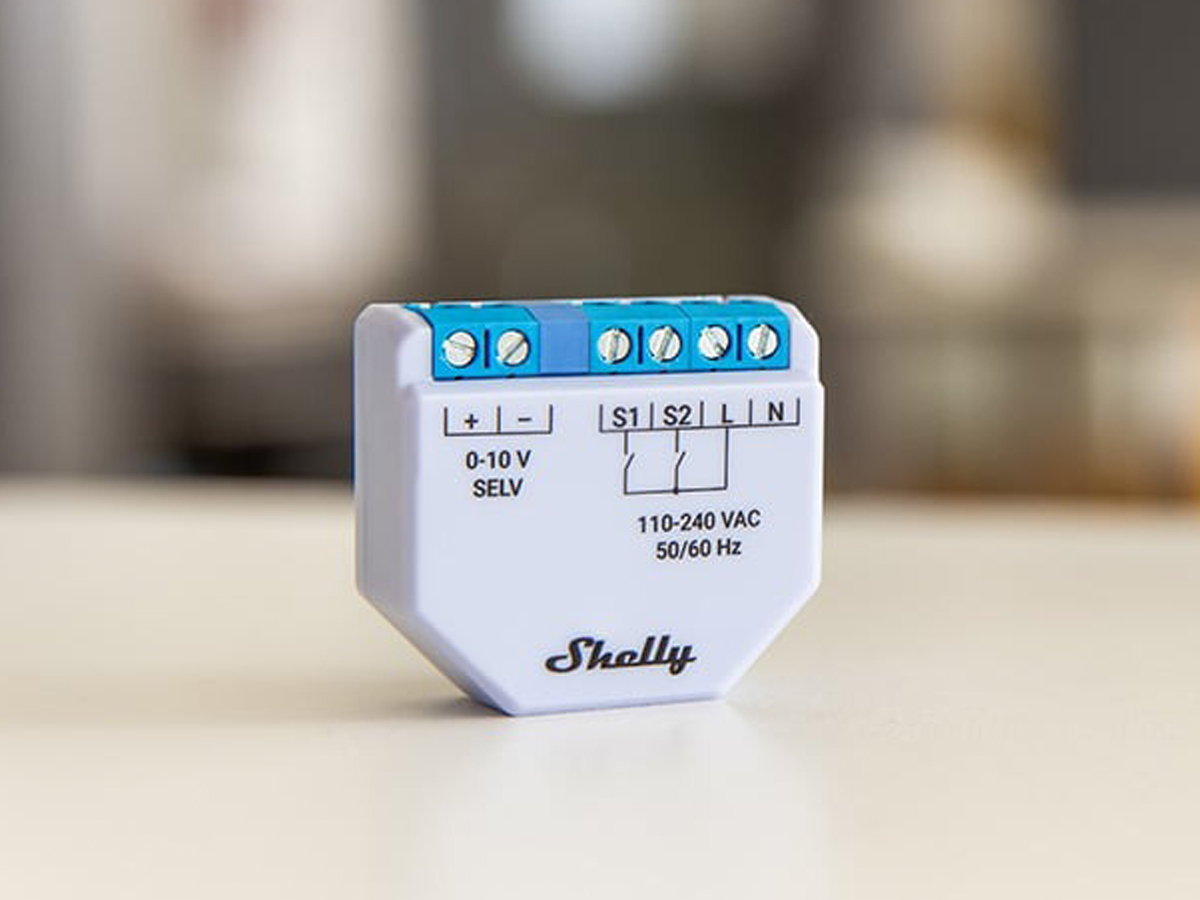 WiFi Lichtdimmer Shelly Plus 0-10V Dimmer - Lifestyle-Grafik