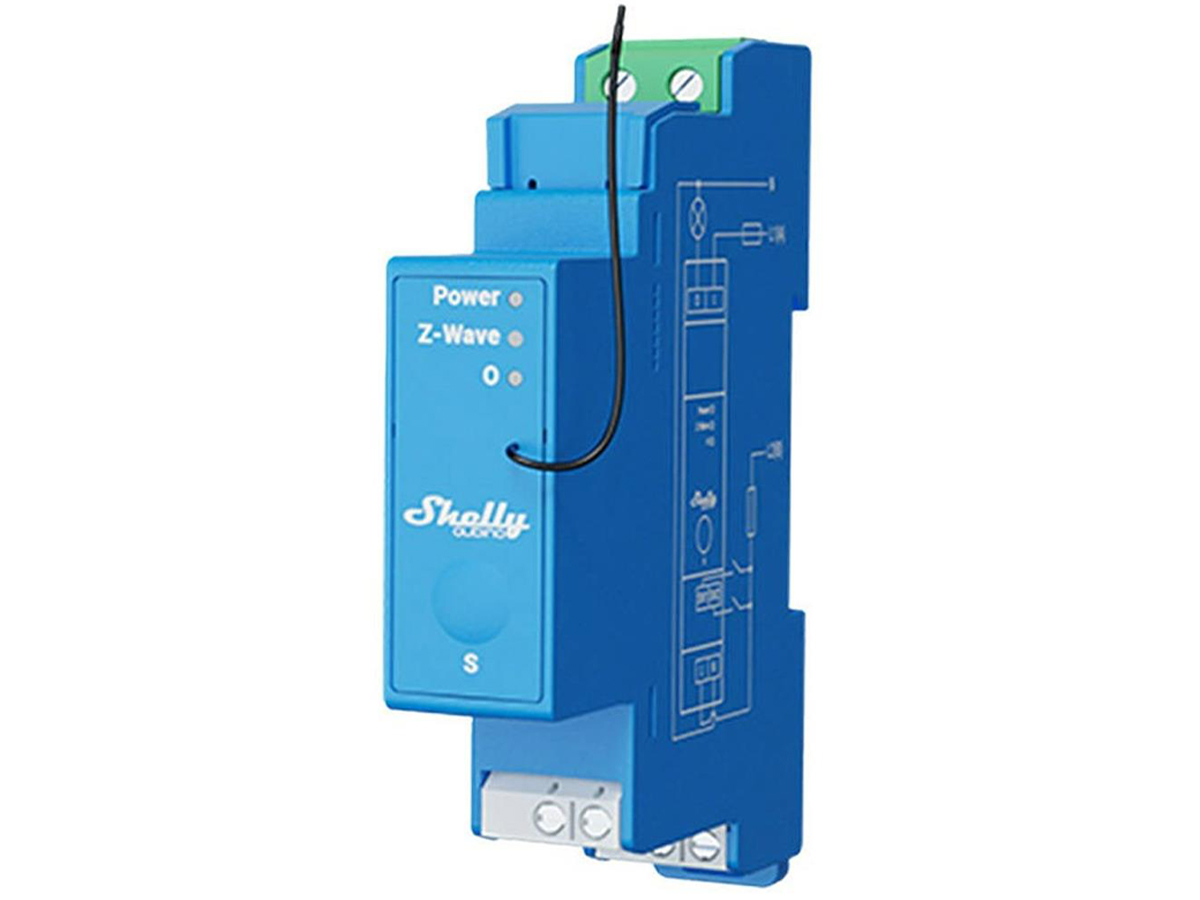 Shelly 1-Kanal-Relais für DIN-Schiene Shelly Qubino Pro 1