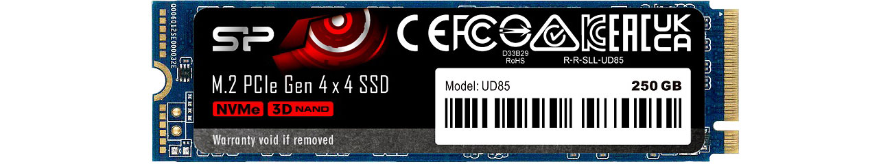 Silicon Power 250GB M.2 PCIe Gen4 NVMe UD85