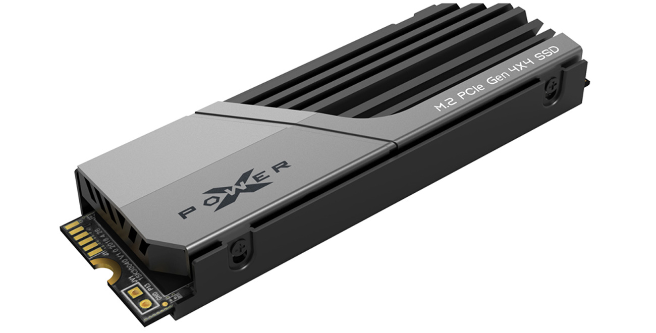 Silicon Power 1TB M.2 PCIe Gen4 NVMe XS70 Heatsink