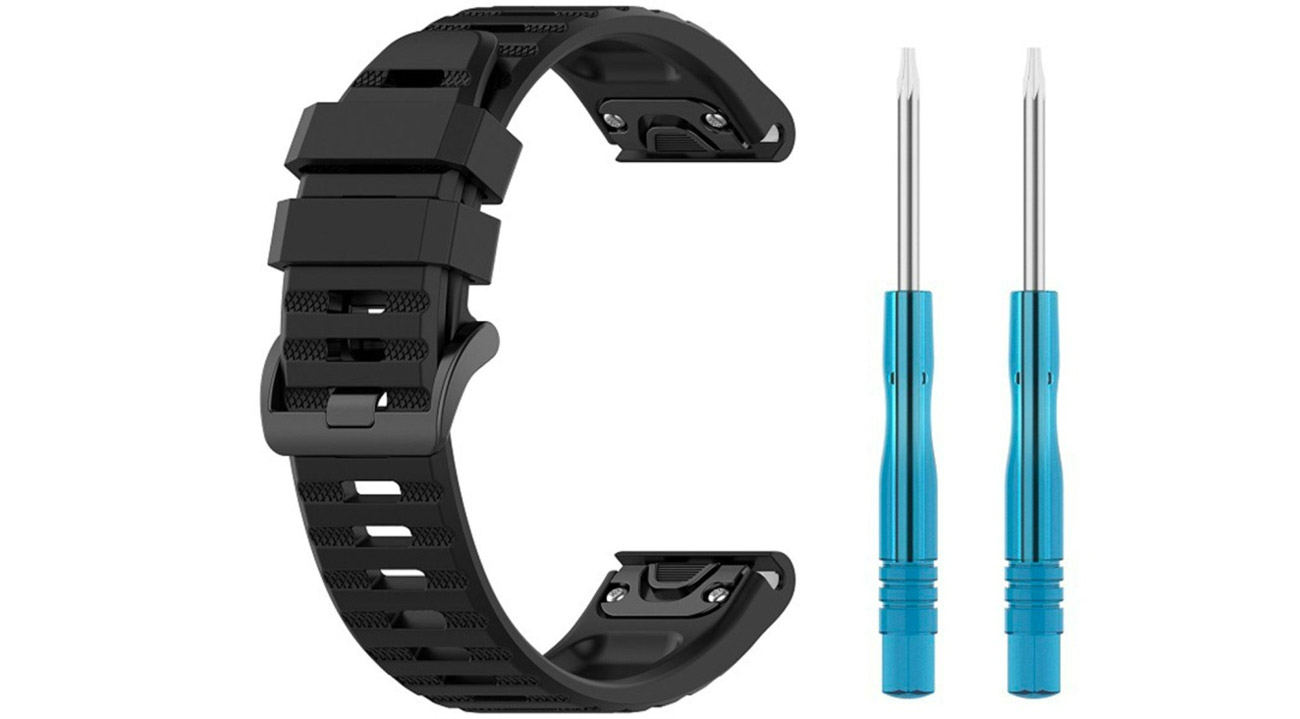 Pasek FIXED Silicone Strap zapięcie