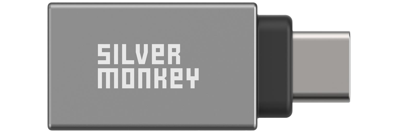 Silver Monkey X Adapter USB-C - USB 3.1 (OTG)